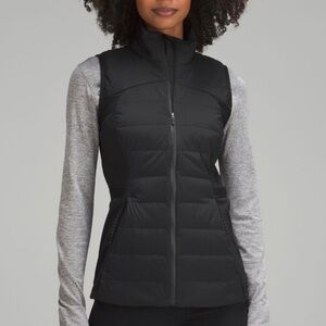 Lululemon “Down for It All” Down Vest BLACK Women’s Size 2 EUC!
